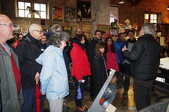 La visita dels caravanistes al Museu de Cal Pauet de les Borges Blanques