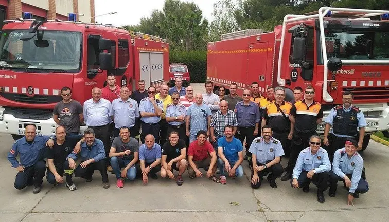 Els participants en la Jornada d'Implantació del Pla de Protecció Civil de la Noguera