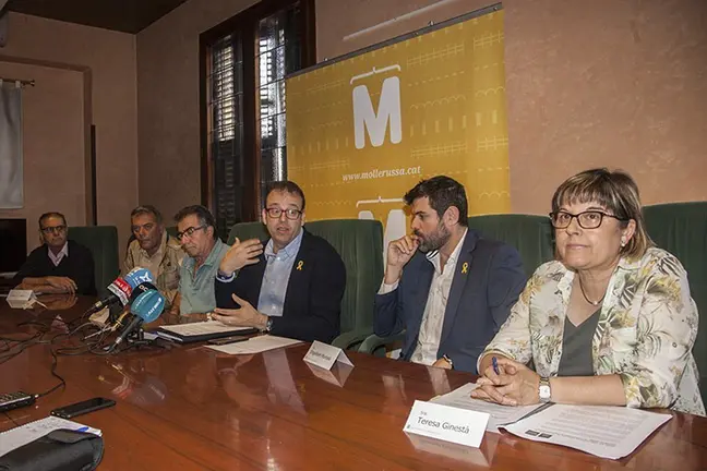 Els representants dels grups polítics de l'Ajuntament participen de l'acord del protocol