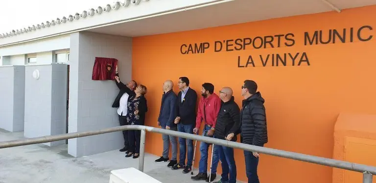 Inauguració Almenar vestidors