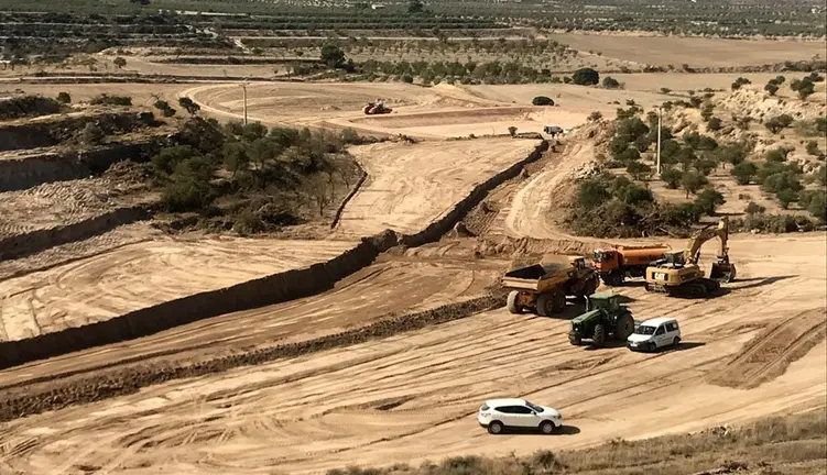 Obres ampliació abocador de les Borges Blanques