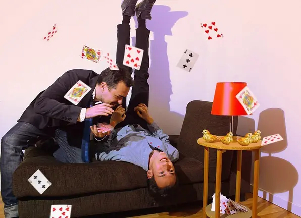 Àlex Cabré i Arnau Gatz presenten l'espectacle L'Efecte Papallona