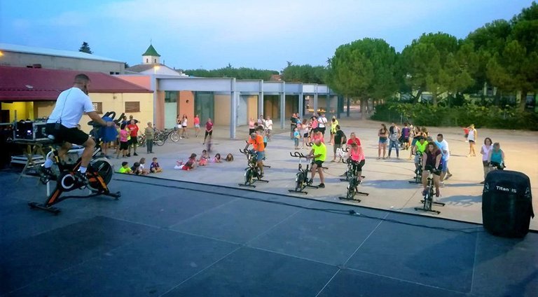 Classes d’Spinning organitzades al Palau d’Anglesola
