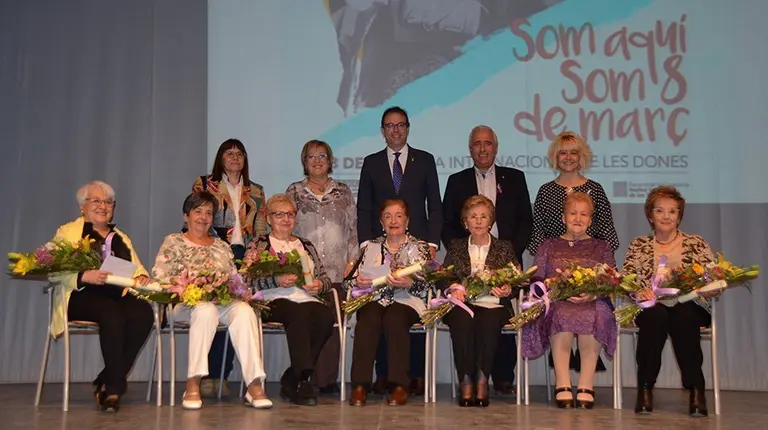 Homenatge a les associades de l'Albada de la quinta del 1938