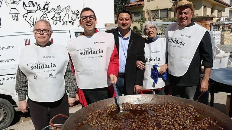 Caragolada Solidària de l'Aplec de Caragol en benefici d'Acudam