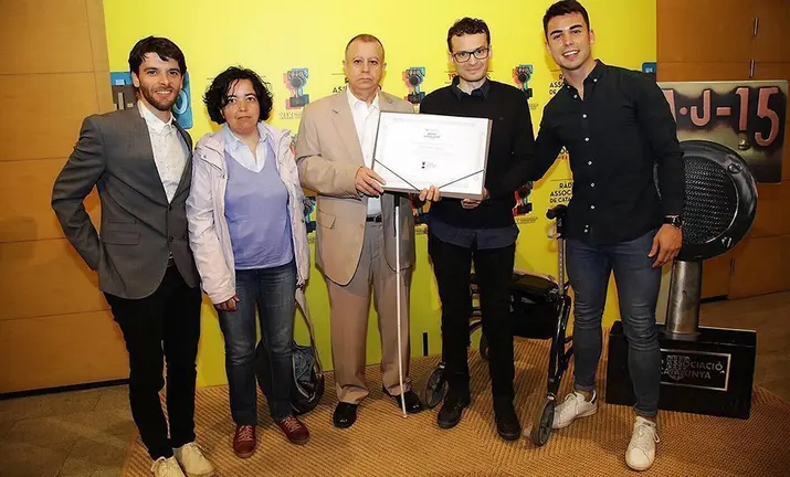 L'equip d'Alpicat Ràdio recull el Premi Ràdio Associació de Catalunya