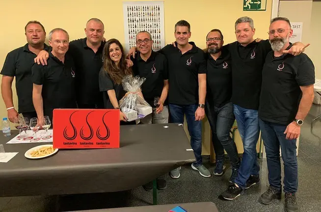Els responsables de l'Associació Tastavins de Juneda