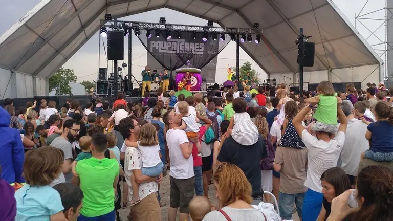 Espectacle d'El Pot Petit en en el PaupaKids de Tàrrega