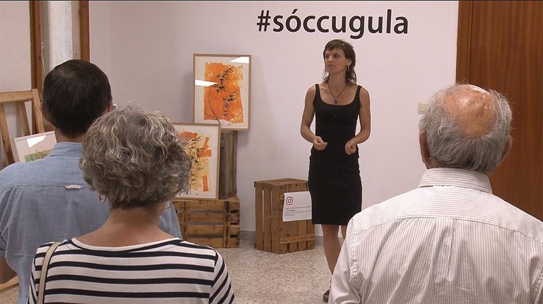 Inauguració exposició Sóc cugula de la Núria Costa a Bellvís - Mollerussa TV