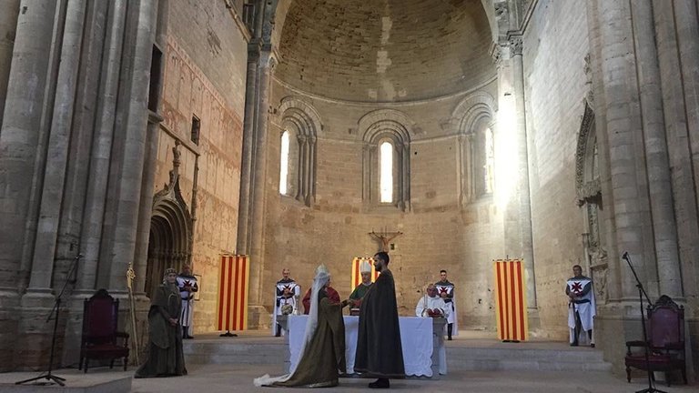 Recreació noces reials de Ramon Berenguer IV, i Peronella d’Aragó