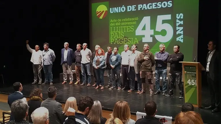 El Centre Cultural del Morell ha estat l'escenari del 45è l'aniversari Unió de Pagesos