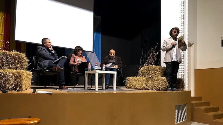 L'alcalde d'Ivars d'Urgell, Joan Carles Sánchez en la clausura Jornades de Tros