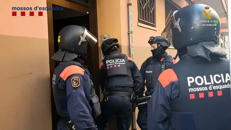 Actuacio dels Mossos d'Esquadra
