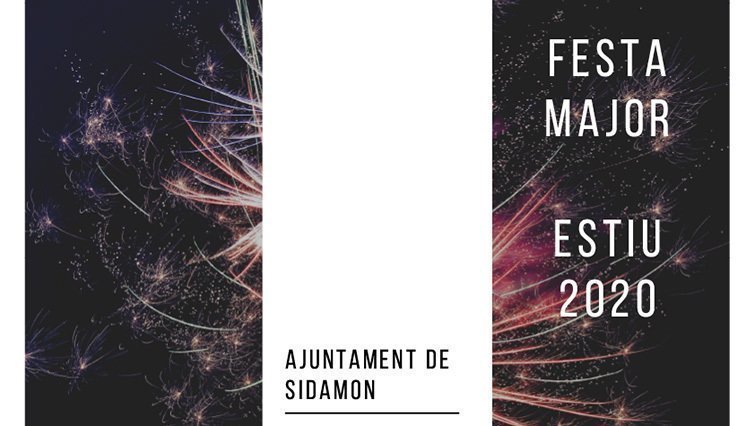 Programa de la  Festa Major 2020 a Sidamon
