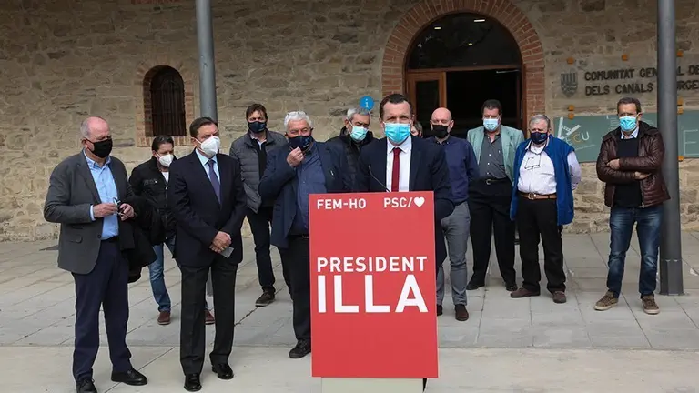El cap de llista del PSC per Lleida, Pirineu i Aran, Òscar Ordeig