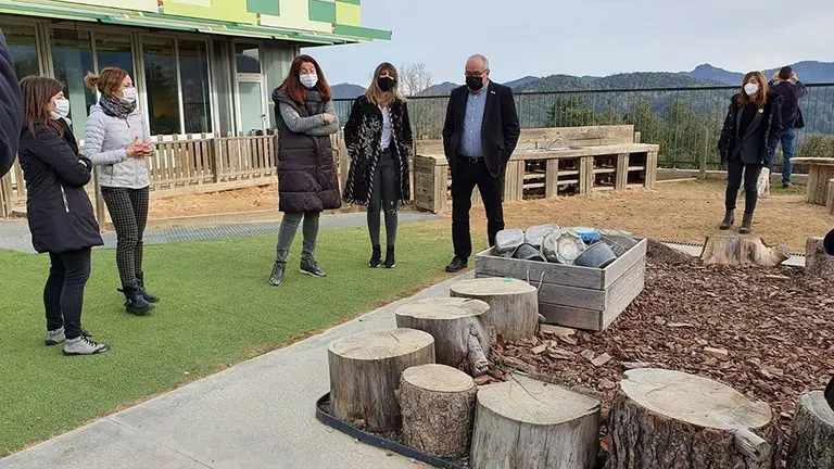 Visita del Conseller Josep Bargalló, ha centres educatius de la comarca d’Osona