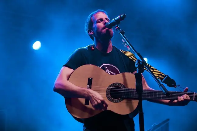Rubén Sierra, guitarrista de la banda La Pegatina @JordiBonilla