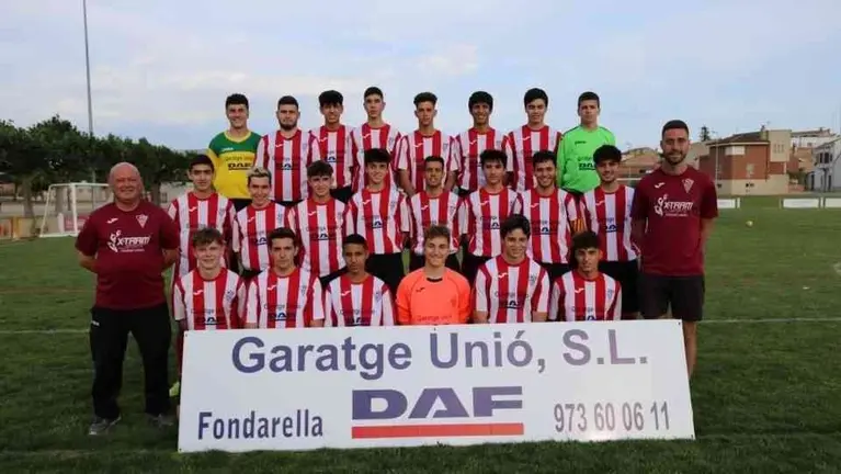 L'equip Juvenil del Fondarella Club de Futbol - Foto: Fondarella Club de Futbol.