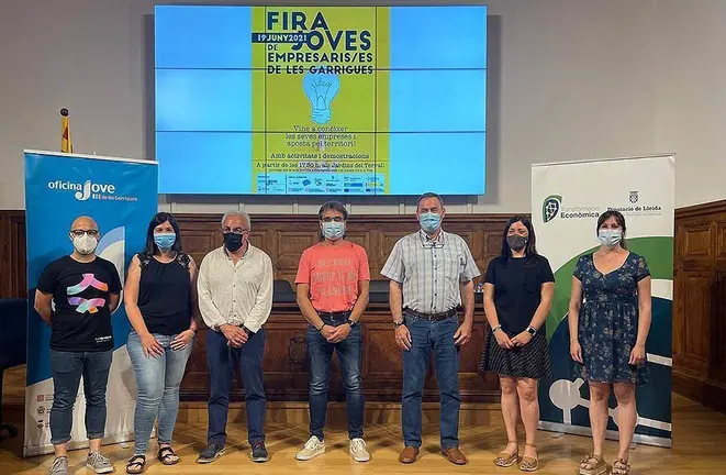 Els representants de les entitats que impulsen el certamen garriguenc @JosepA.Pérez