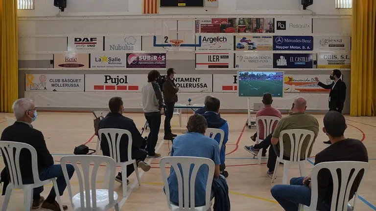 Presentació del projecte EsportPlus.TV Mollerussa @AjMollerussa