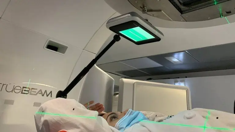 El sistema de control respiratori - Foto: cedida per l'Hospital Universitari Arnau de Vilanova