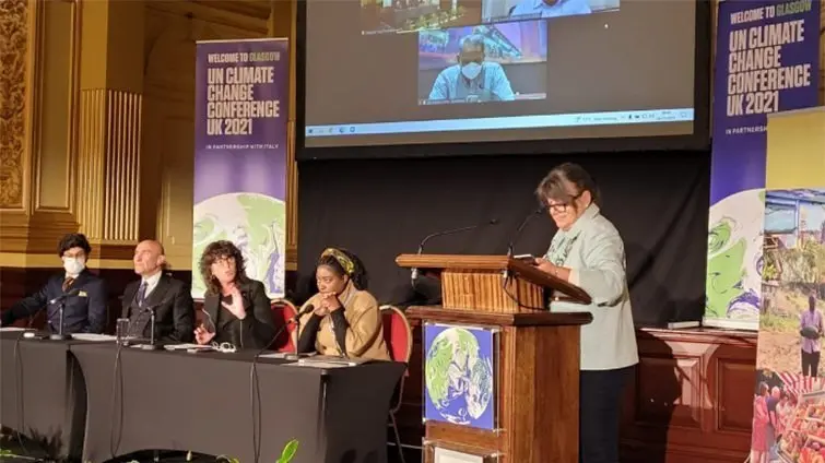 Teresa Jordà des de la Cimera del Clima COP-26 de Glasgow ©Agricultura