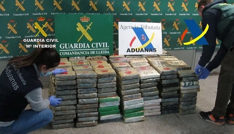 La droga intervinguda per la Guàrdia Civil a Lleida ©GuárdiaCivil