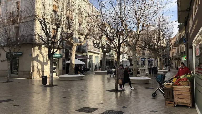 Centre afectat pel Pla de Barris a Mollerussa