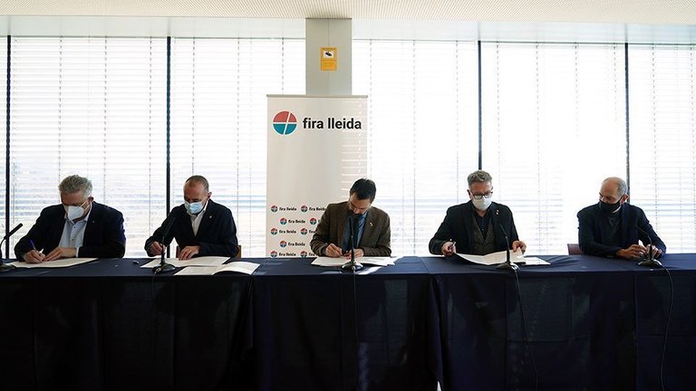 Acte de signatura del conveni Fira de Lleida ©FiraLleida