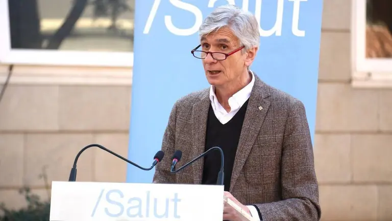 El conseller de Salut, Josep Maria Argimon, en roda de premsa al CAP Santa Rosa de Santa Coloma de Gramenet.
Data de publicació: dijous 10 de febrer del 2022, 14:11
Localització: Santa Coloma de Gramenet
©Albert Segura