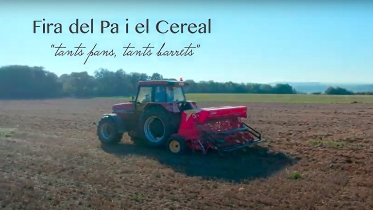 Fotograma del vídeo promocional de la Fira del Pa i el Cereal 2022