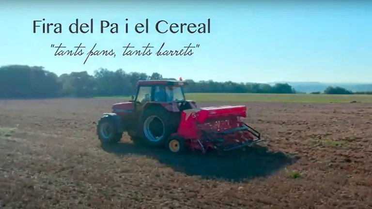 Fotograma del vídeo promocional de la Fira del Pa i el Cereal 2022