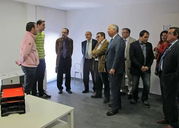 L'ace va acabar amb una visita guiada al viver d'empreses