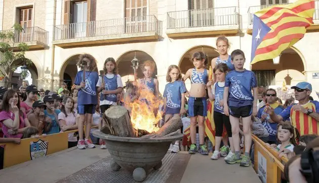 La quitxalla de l'Associació Atlètica Xafatolls va encendre el peveter.