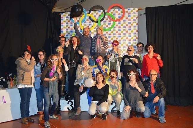 Photocall dedicat a la Mercè Abad