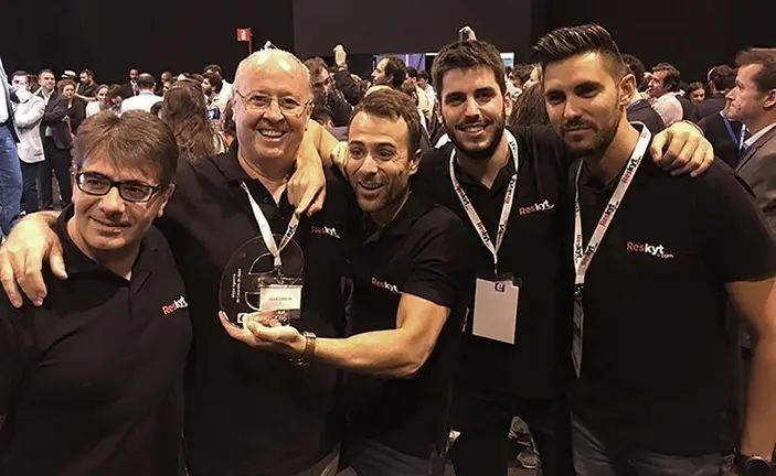 Equip directiu i tècnic de l'empresa Reskyt.com del Palau d'Anglesola 1
