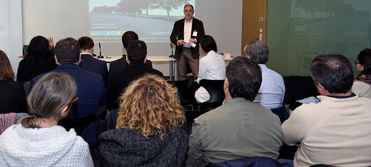 Oriol Oró, conseller delegat de GLOBALleida durant la presentació (portada)