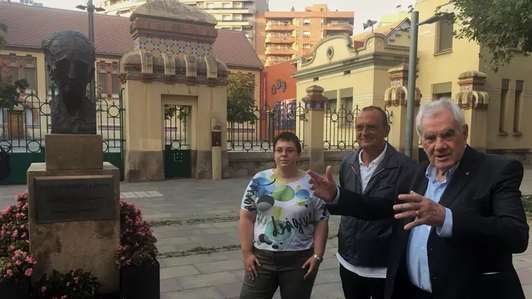 El conseller d'Acció Exterior, Relacions Institucionals i Transparència , Ernest Maragall, visita Lleida