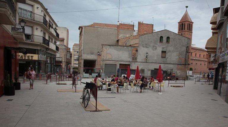 La plaça Pla d&#39;Urgell intueix la nova urbanistzació