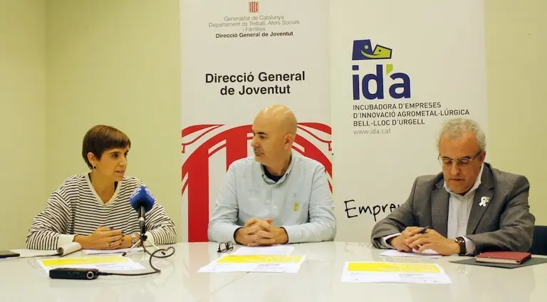 Imatge de l'acte de presentació de la jornada gratuïta d’emprenedoria jove