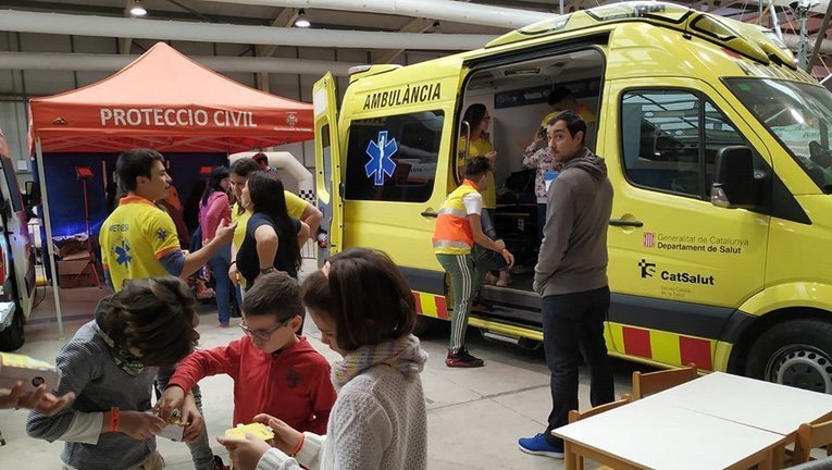 Activitats de Protecció Civil i el SEM en el Saló de la Infància i la Joventut de Lleida