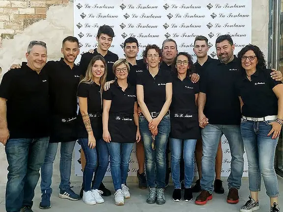 L'equip familiar del nou espai gastrocultural La Fontana de Bellpuig