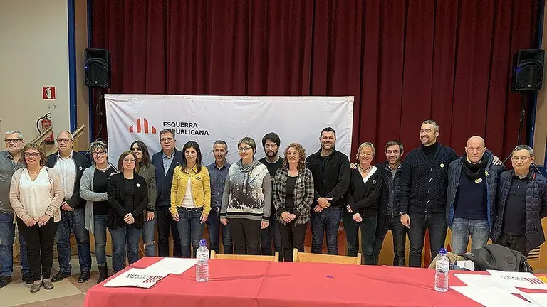 L'equip que gestionarà la nova etapa d'ERC a Lleida