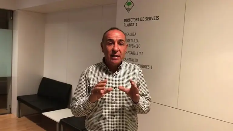 Manel Ezquerra alcalde d'Alcarr&agrave;s