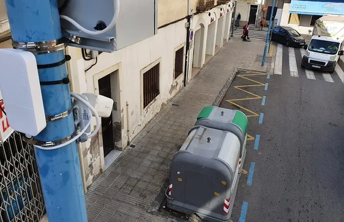 Càmera per controlar les àrees d'aportació de brossa a Mollerussa