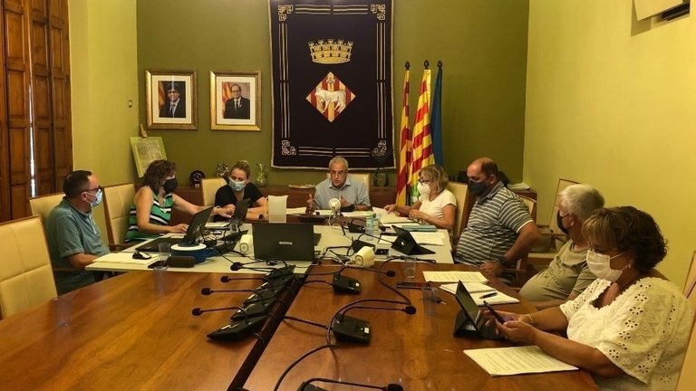 Ple municipal de les Borges Blanques del 28 de juliol de 2021.