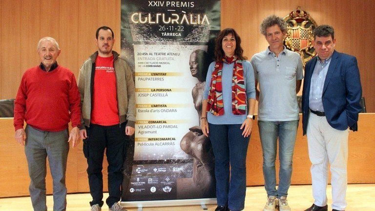 Presentació dels Premis Culturàlia 2022 a la Casa Consistorial de Tàrrega ©AjTàrrega