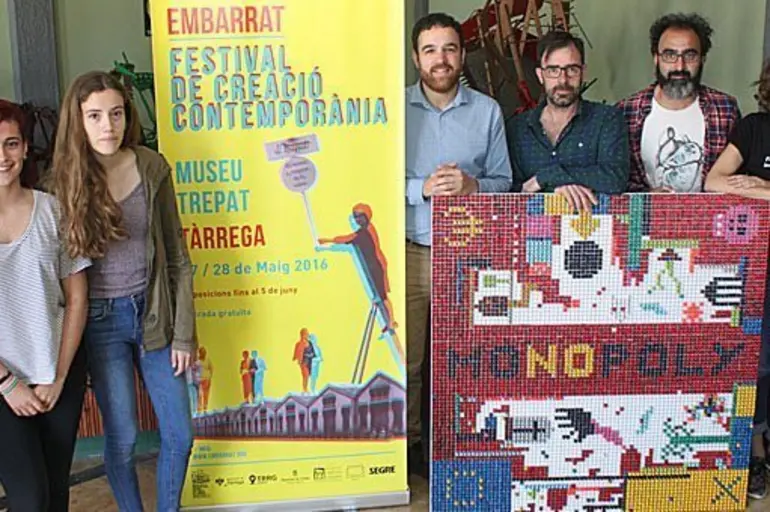 Les naus de Cal Trepat de Tàrrega, aparador d'art contemporani de la mà de l'Embarrat Les naus de Cal Trepat de Tàrrega, aparador d'art contemporani de la mà de l'Embarrat