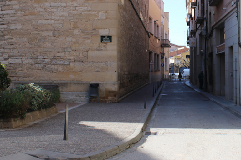 El trànsit al carrer Santa Maria quedarà afectat per obres a l'Escola Pia de Tàrrega El trànsit al carrer Santa Maria quedarà afectat per obres a l'Escola Pia de Tàrrega