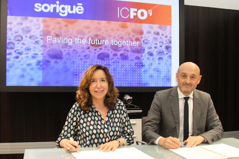 Sorigué i ICFO acorden impulsar projectes de recerca col·laborativa Sorigué i ICFO acorden impulsar projectes de recerca col·laborativa